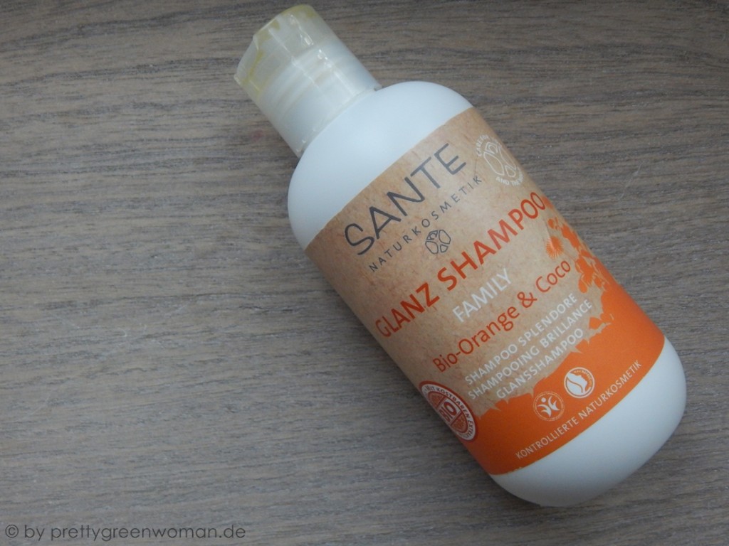 Aufgebraucht im Juni 2015: Sante Family Glanz Shampoo Bio- Orange & Coco